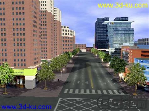 北京市五道口地铁站周边环境 3d模型
