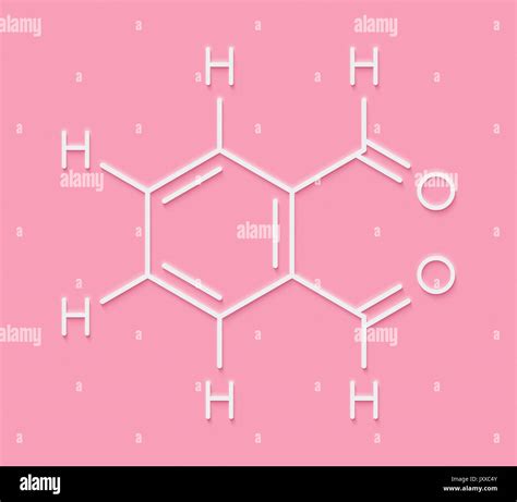 Phthalaldehyde (ortho-phthalaldehyde, OPA) disinfectant molecule ...