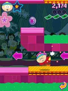 Screenshot of South Park: Mega Millionaire (J2ME, 2009) - MobyGames