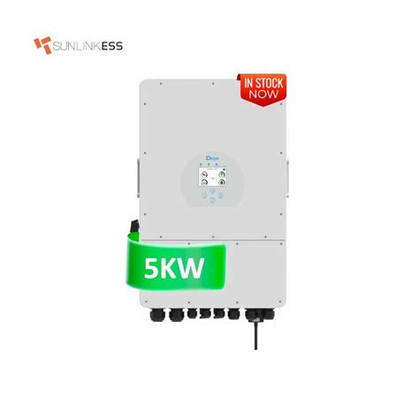 Deye Sun 5K Sg04lp3 EU 5kw 3 Phase 2 MPPT Hybrid Low Voltage Home Solar