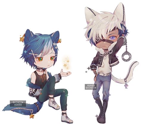 C Catbbit Chibis By Shindin On Deviantart
