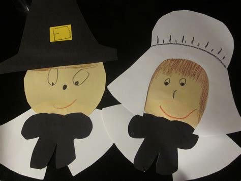 Pilgrim Boy And Girl Craft Courtesy Of Room 035 Crafts For Girls