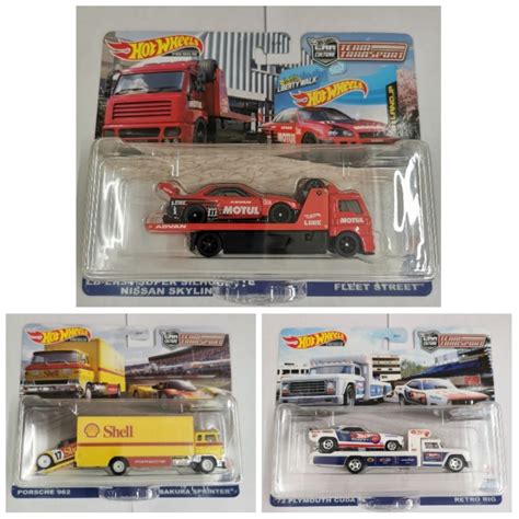Jual HOT WHEELS TEAM TRANSPORT MIX R LB ER SUPER SILHOUETTE NISSAN SKYLINE PORSCHE