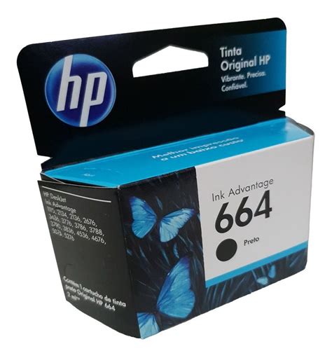 Cartucho Hp 664 Preto Para Deskjet Ink Advantage 2676 Mercado Livre