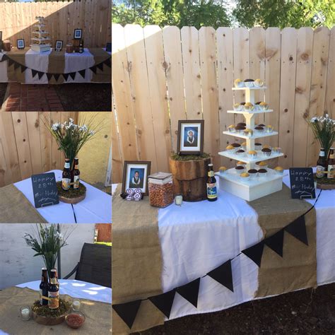 Pin On Beer Themed Party Beer Party Theme Beer Theme Table Decorations