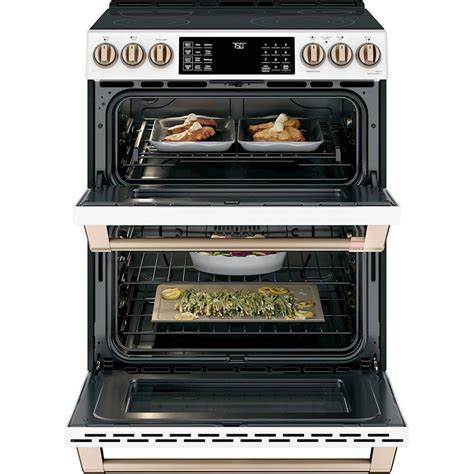 Questions And Answers Café 67 Cu Ft Slide In Double Oven Electric True Convection Range With