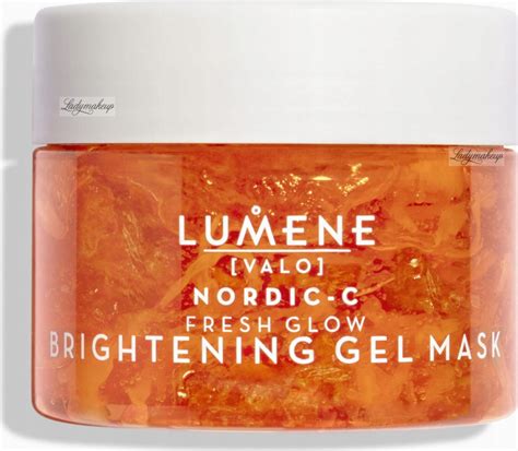 LUMENE - VALO - NORDIC C BRIGHTENING GEL MASK - Illuminating face gel ...