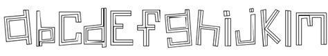 linear  font decorativedisplay modern  font
