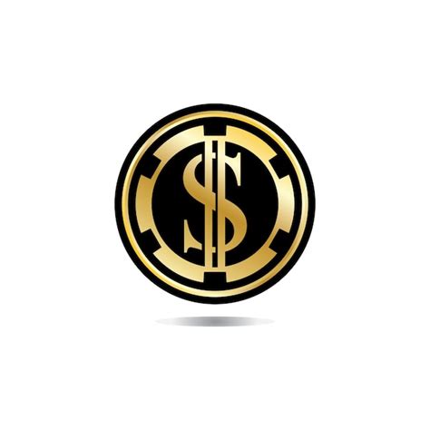 Premium Vector Gold Coin With Dollar Sign Illustration Vector Dollar