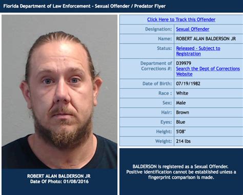 Registered Sex Offenders In Cocoa Beach Required To Register With Fdle Bcso Space Coast Daily