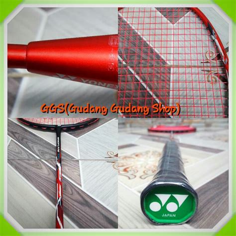 Jual Raket Bulutangkis Nanoflare Merah Lentur Dan Ringan Original