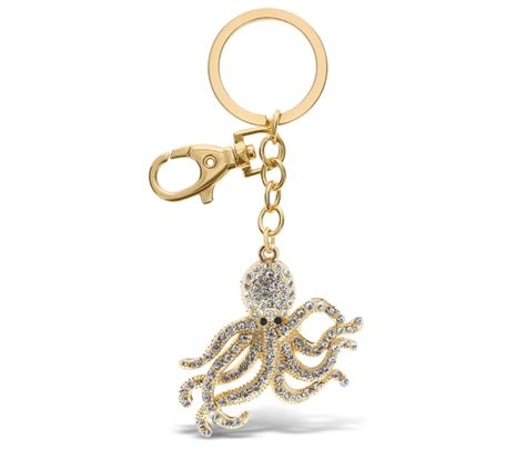 Octopus Gold Sparkling Charms Cota Global