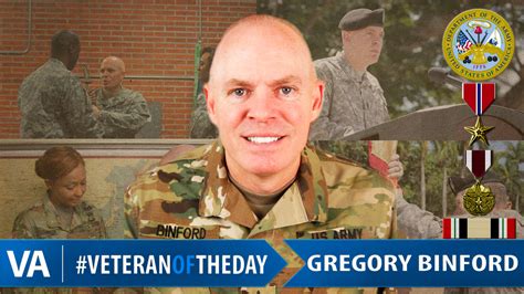 Veteranoftheday Army Veteran Gregory Binford Va News