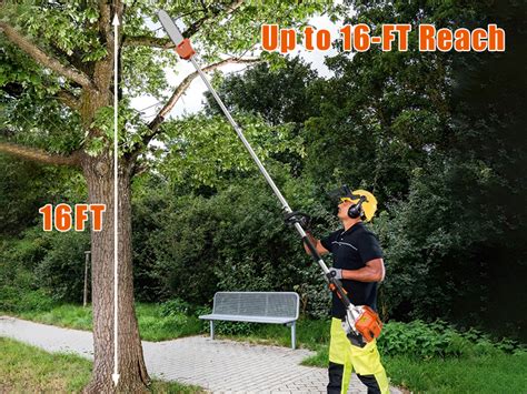 Amazon Sierjian Cc Pole Saw Gas Powered Stroke Gas Pole Saws