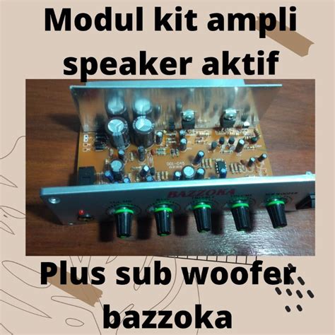 Jual promo modul kit power ampli speaker aktif bazzoka mono tip 31 dan