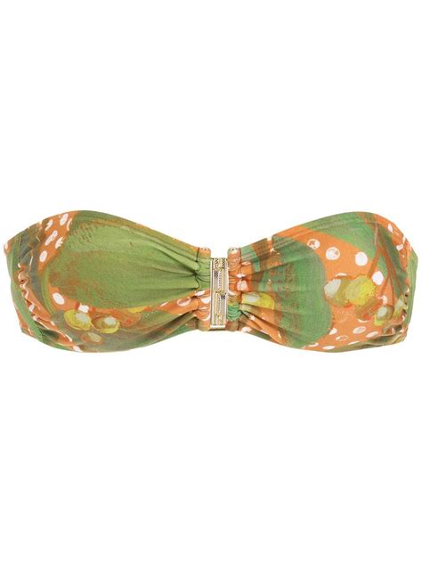 LENNY NIEMEYER Rita Strapless Bikini Top Green Editorialist