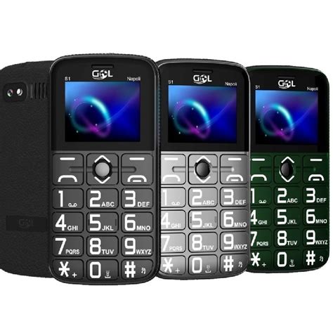 Celular BASICO 2G Gol S1 Napoli Radio FM Camara Teclas Grandes