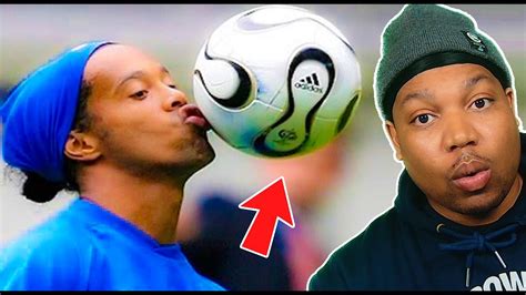 Ronaldinho Insane Freestyle Tricks First Watch Reaction Youtube