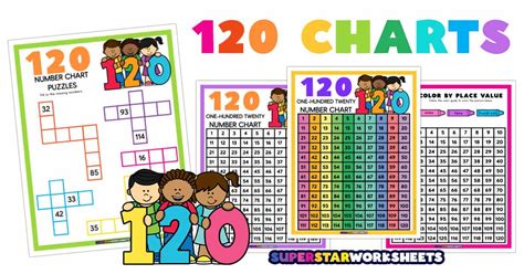 120 Chart Superstar Worksheets