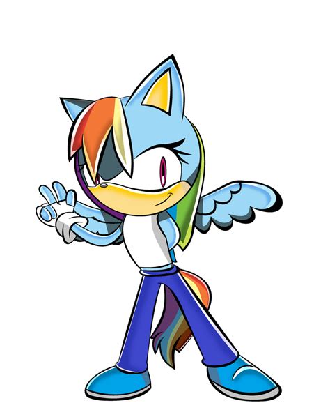 Rainbow Dash Sonic style by alinathecat12 on DeviantArt