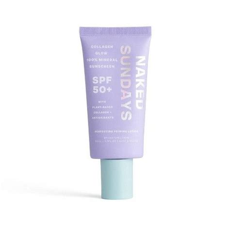 Naked Sundays Collagen Glow Mineral Perfecting Priming Lotion SPF Ml In