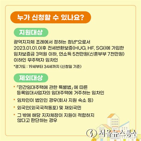 안양시 청년 전세보증금반환보증 보증료 지원 서울뉴스통신