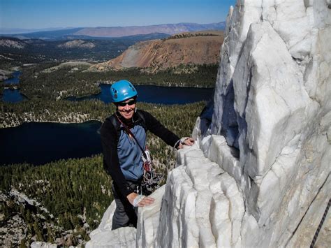 Crystal Crag Guided Climb Of The North Arete 57 Near Mammoth Lakes