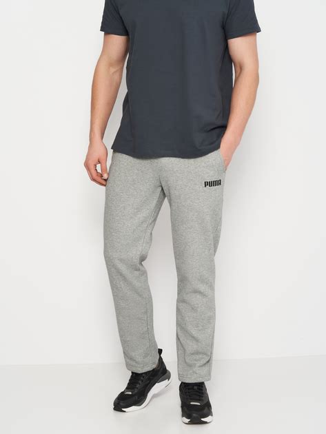 Спортивные штаны мужские Puma Ess Pants Fl Op M 84723502 XL Medium Gray ...