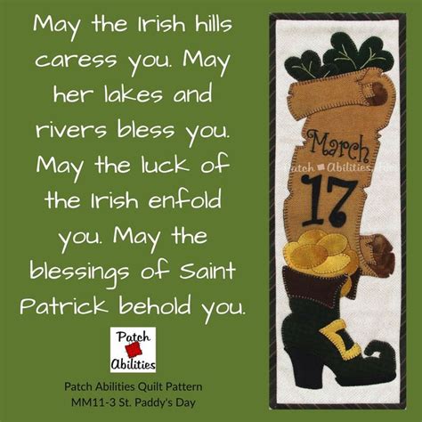 MM11-3 Saint Paddy's Day | St paddys day, Paddys day, Mini quilt