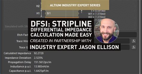 Dfsi Easy Stripline Differential Impedance Calculation Pcb Design