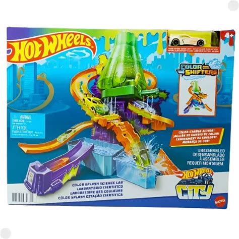 Hot Wheels Esta O Cient Fica Change Color Ccp Mattel Frete Gr Tis