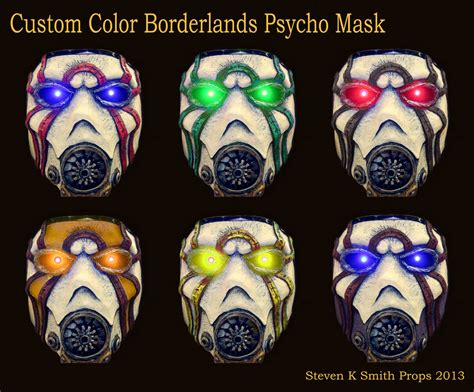 Custom Color Borderlands Psycho Mask By Sksprops On Deviantart