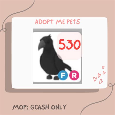 CROW ADOPT ME PET on Carousell