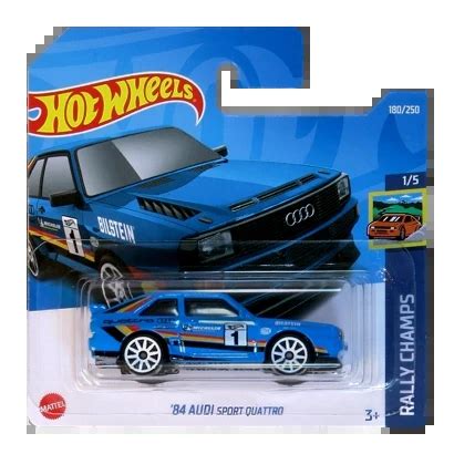 Hot Wheels Mattel Audi Sport Quattro Rally Champs Hcx