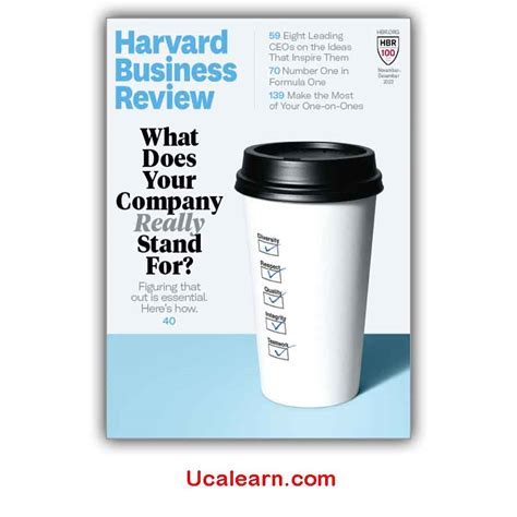 Harvard Business Review Usa November December 2022