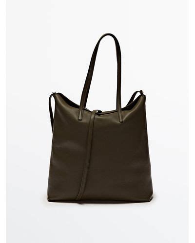 Black Massimo Dutti Tote Bags For Women Lyst