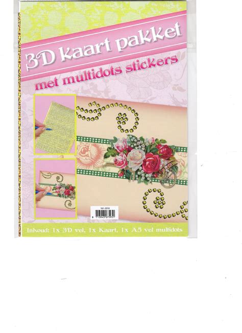 D Kaartpakket Met Multidots Sticker Dutchfoodexpress