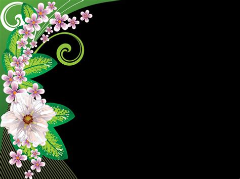 Dark Floral Background Vector Art & Graphics | freevector.com