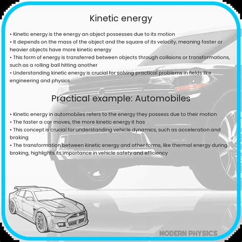 Kinetic Energy Principles Calculations And Applications