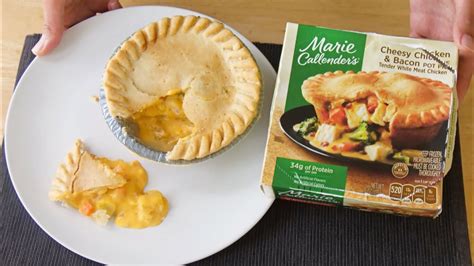 Marie Callender S Cheesy Chicken And Bacon Pot Pie Youtube