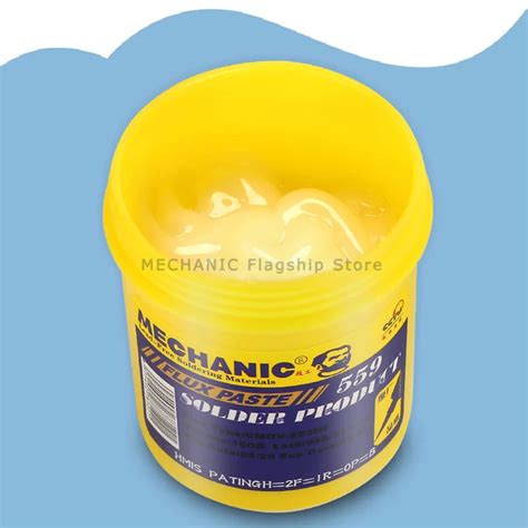 Flux Paste MECHANIC 559 100G High Activity No-clean soldering Oil ...