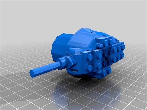 Lego Tank Turret Smk By Kwaiching2513 3d Model