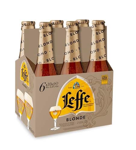 Leffe Blonde Cerveza Belga 6 Botellines X 33 Cl 6 6 Alc Vol