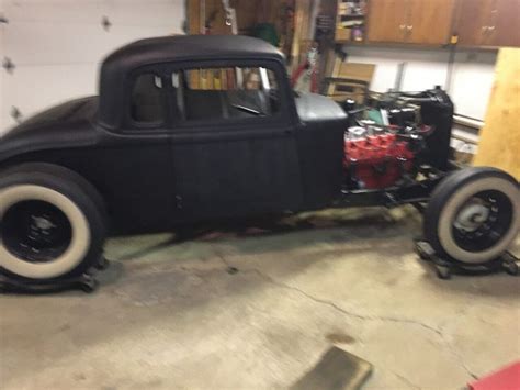 1933 Plymouth 5 Window Coupe Project Car With 1951 Flathead Motor Hot Rods For Sale