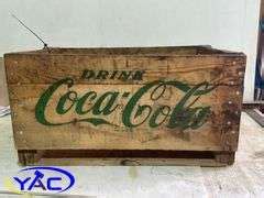 Antique Wooden Coca Cola Crate Yorkton Auction Centre