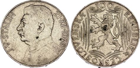100 Korun (Josef V. Stalin) - Czechoslovakia – Numista