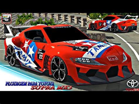 Plotagem Para Toyota Supra Mk Car Parking Multiplayer Youtube