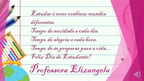 Profª Elizangela Sales 11 DE AGOSTO DIA DO ESTUDANTE