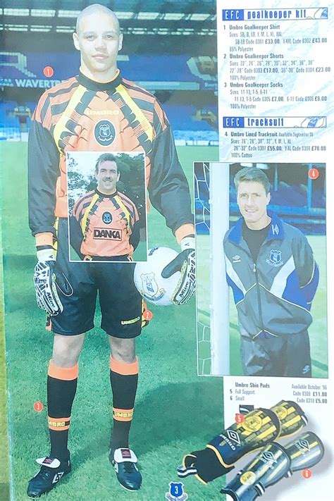 Everton Merchandise Catalogue 1996 97 Museum Of Jerseys