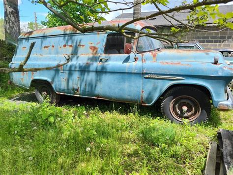 Crusty 1955 Chevy Panel Wagon Sports The Beating Heart Of A Big Block